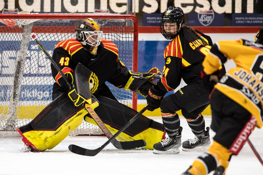 Brynäs målvakt Klara Peslarova