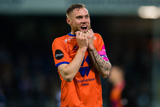 David Thomas Fällman of Aalesund looks dejected
