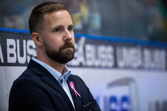 Björklövens tränare Viktor Stråhle