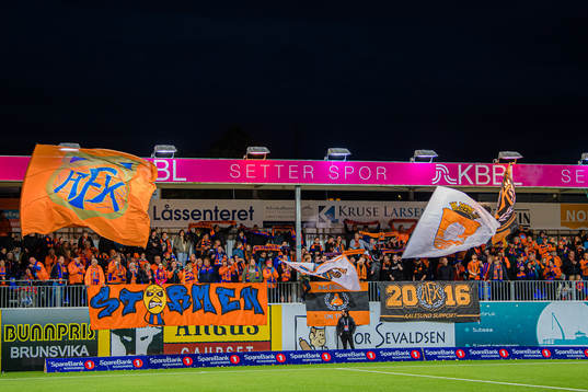 Spectators in the stands