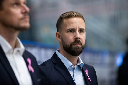 Björklövens tränare Viktor Stråhle