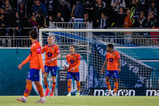 Petar Golubovic of Aalesund looks dejected