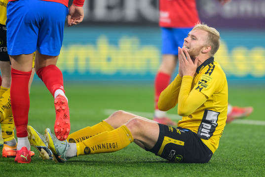 Elfsborgs Sveinn Guðjohnsen deppar