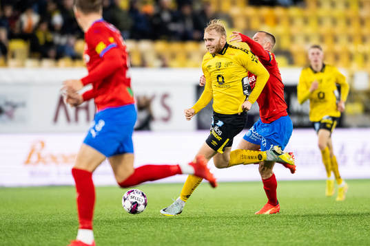 Elfsborgs Sveinn Guðjohnsen och Helsingborgs Alexander
