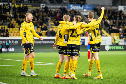Elfsborgs spelare jublar