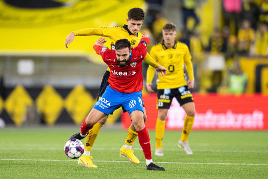 Helsingborgs Abdul Rahman Khalili och Elfsborgs Besfort