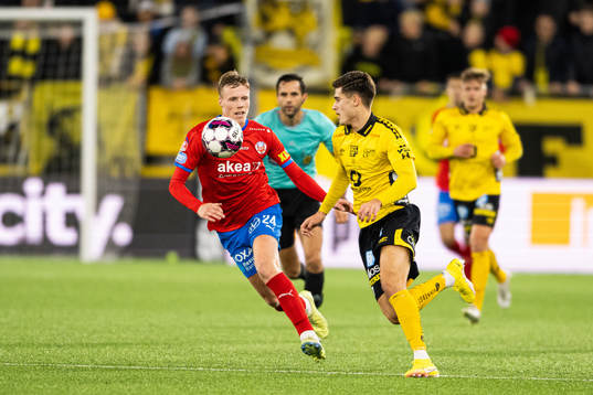 Helsingborgs Emil Hellman och Elfsborgs Besfort Zeneli