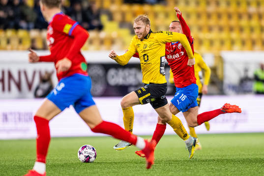 Elfsborgs Sveinn Guðjohnsen och Helsingborgs Alexander