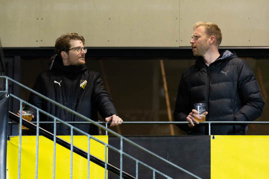 Häckens herrlags Erik Friberg och Peter Abrahamsson