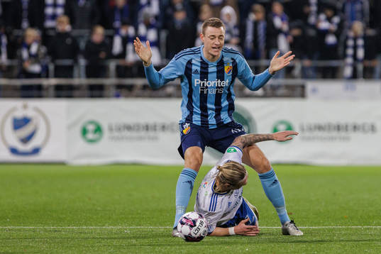 Djurgårdens Jesper Löfgren och IFK Norrköpings Arnor