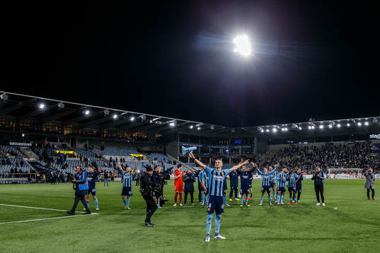 Djurgårdens Haris Radetinac jublar