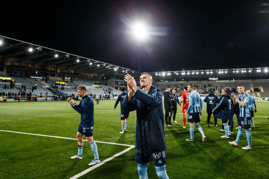 Djurgårdens Haris Radetinac jublar