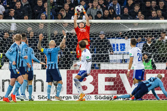 Djurgårdens målvakt Jacob Widell Zetterström