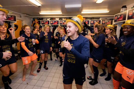 FC Rosengårds Ria Noora Minerva Öling jublar i