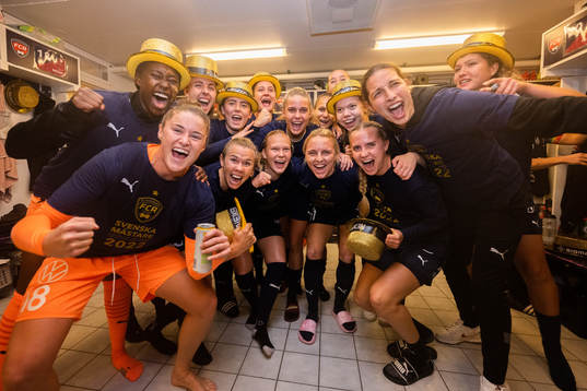 FC Rosengårds målvakt Teagan Micah, Jessica Wik, Sofie