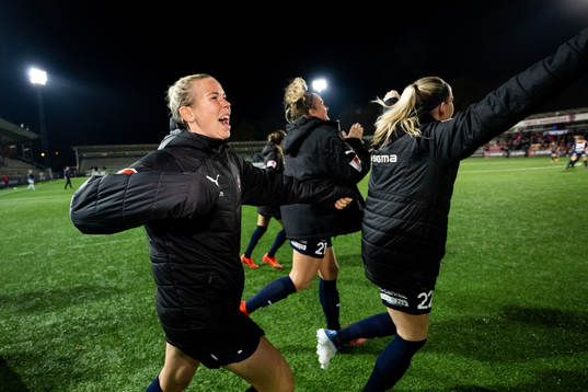 FC Rosengårds Jessica Wik jublar