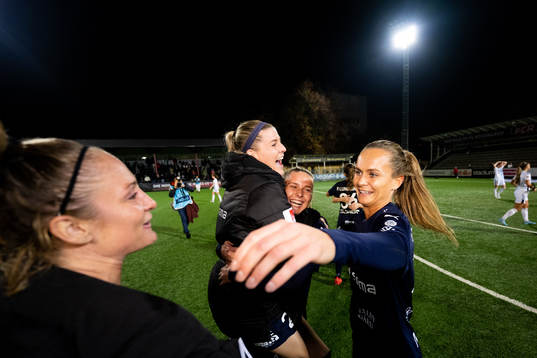 FC Rosengårds Olivia Schough, Olivia Holdt och Frederikke