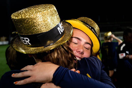 FC Rosengårds Matilda Eriksson Kristell jublar