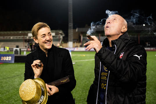 FC Rosengårds sportchef Therese Sjögran och Erling