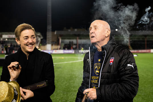 FC Rosengårds sportchef Therese Sjögran och Erling