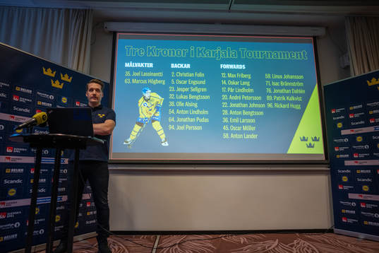 Sveriges förbundskapten Sam Hallam