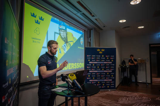 Sveriges förbundskapten Ulf Lundberg