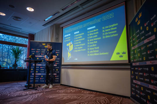 Sveriges förbundskapten Ulf Lundberg