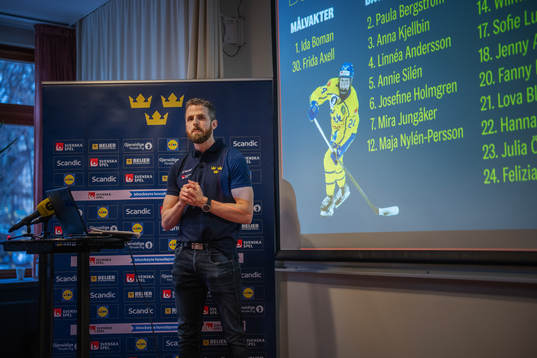 Sveriges förbundskapten Ulf Lundberg