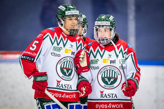 Frölundas Ebba Strandberg och Sarah-Eve Coutu-Godbout