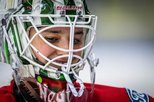 Frölundas målvakt Stephanie Neatby
