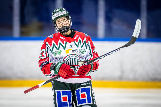 Frölundas Michelle Karvinen deppar