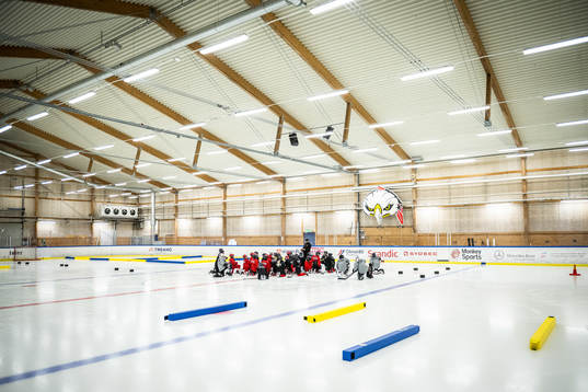 Rosengårds Ishall interiör