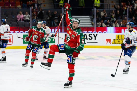 Frölundas Filip Johansson jublar