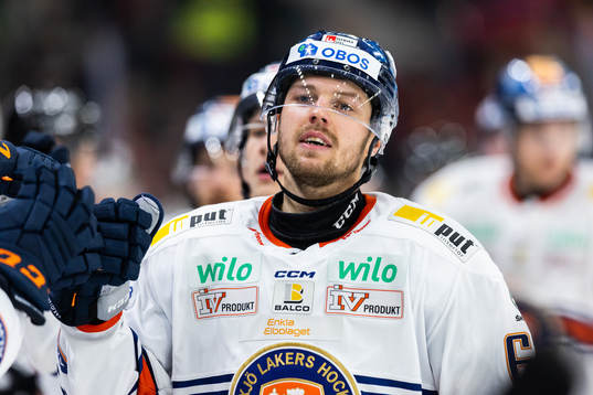Växjös Manuel Ågren jublar