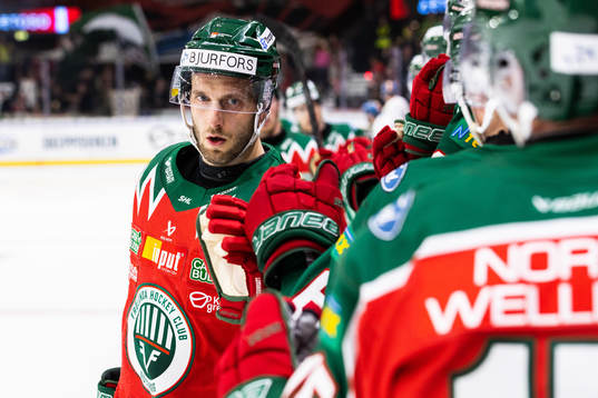 Frölundas Petteri Lindbohm jublar