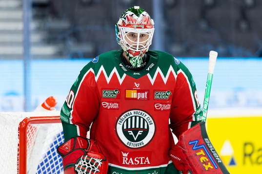 Frölundas målvakt Frederik Dichow