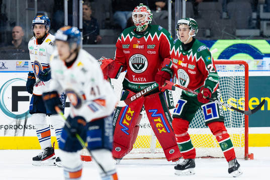 Frölundas målvakt Frederik Dichow