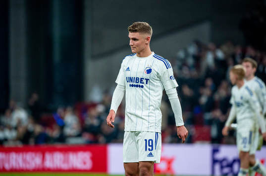Elias Jelert of FC Copenhagen looks dejected