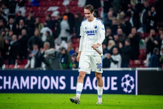 William Clem  of FC Copenhagen looks dejected