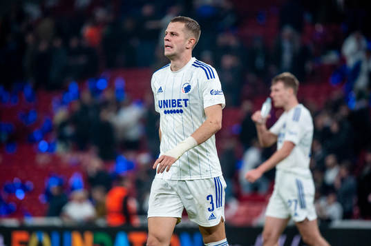 Denis Vavro of FC Copenhagen looks dejected