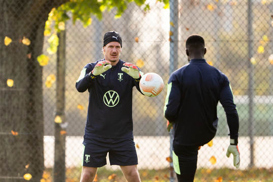 Goalkeeper Johan Dahlin