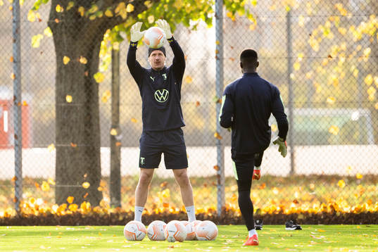 Goalkeeper Johan Dahlin
