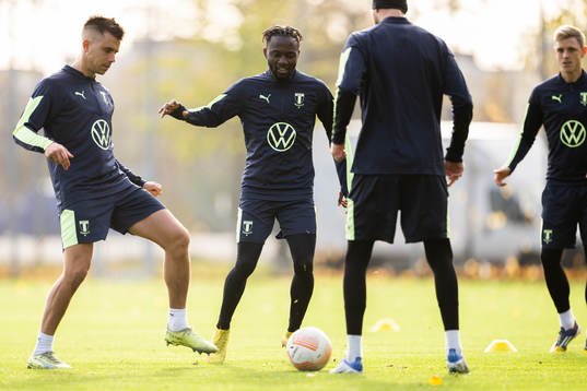 Jonas Knudsen and Mohammed Buya Turay