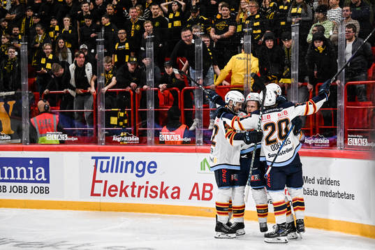 Djurgårdens Tim Söderlund jublar