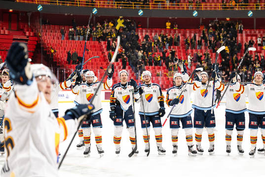 Djurgårdens spelare jublar