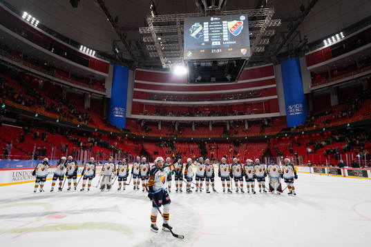 Djurgårdens spelare jublar