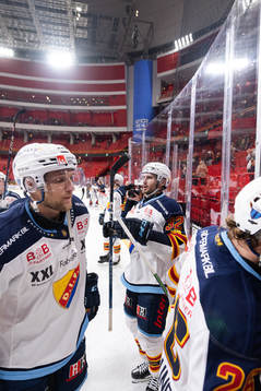 Djurgårdens Marcus Kruger jublar
