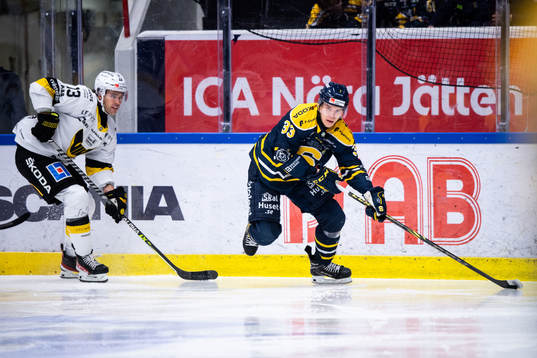 Västerås Trevor Cheek och Södertäljes Filiph Engsund