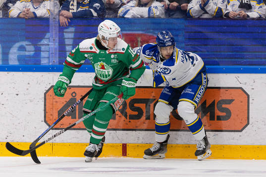 Rögles Theodor Niederbach och Leksands Jesper Kandergård