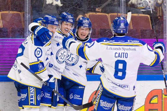 Leksands Anton Lindholm, Martin Karlsson, Patrik Zackrisson